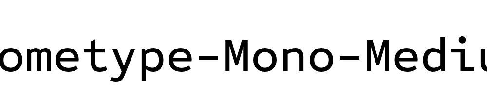 Sometype-Mono-Medium