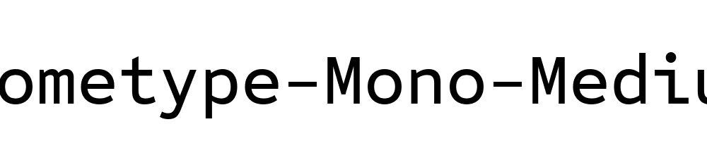 Sometype-Mono-Medium