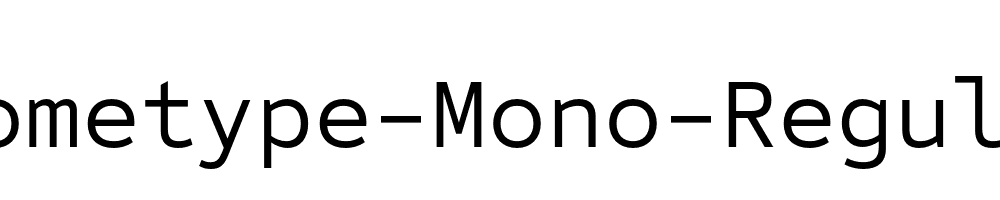 Sometype-Mono-Regular