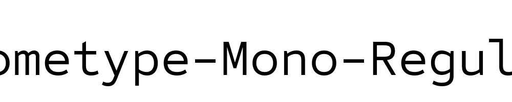 Sometype-Mono-Regular