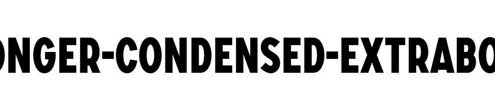 SONGER-Condensed-ExtraBold