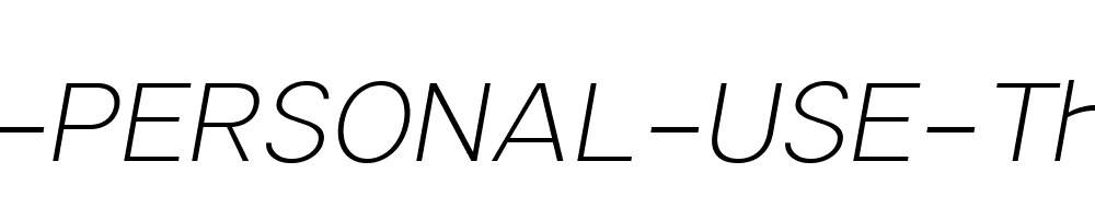 Sonika-PERSONAL-USE-Thin-Italic