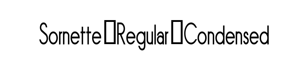 Sornette-Regular-Condensed