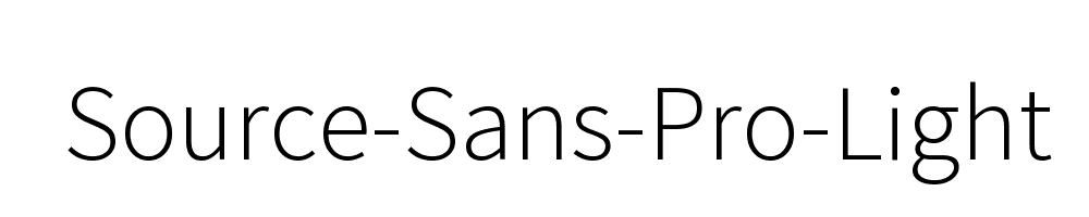 Source-Sans-Pro-Light