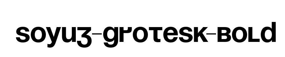 Soyuz-Grotesk-Bold