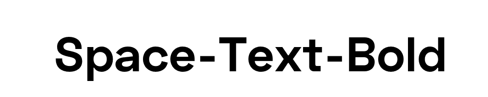 Space-Text-Bold