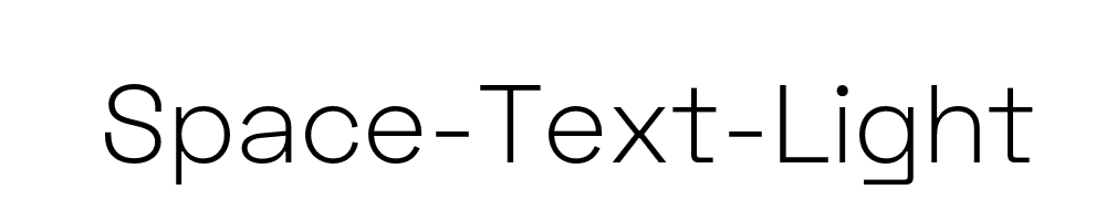 Space-Text-Light