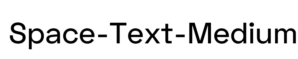 Space-Text-Medium