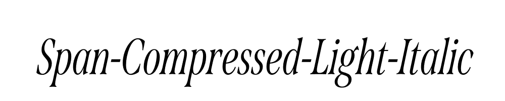 Span-Compressed-Light-Italic