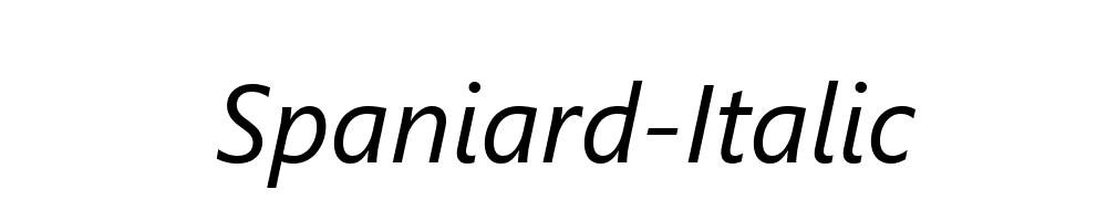 Spaniard-Italic