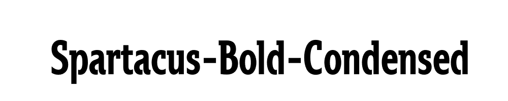 Spartacus-Bold-Condensed