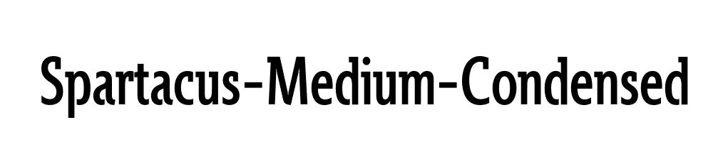 Spartacus-Medium-Condensed