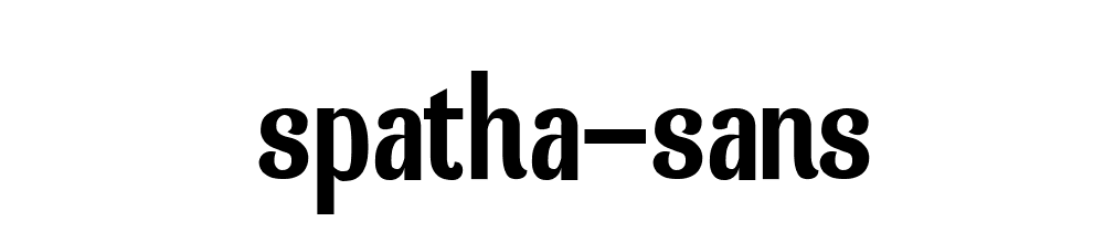 Spatha Sans