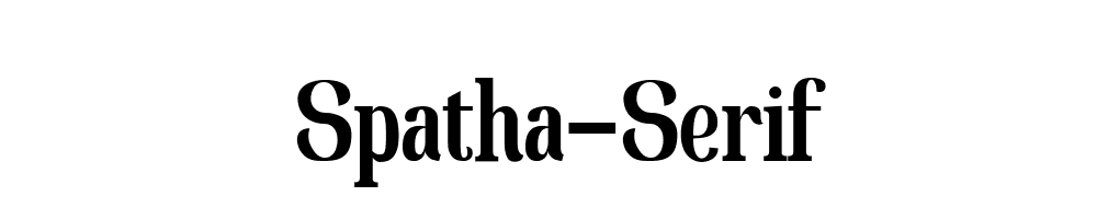 Spatha-Serif