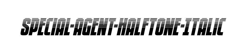 Special-Agent-Halftone-Italic