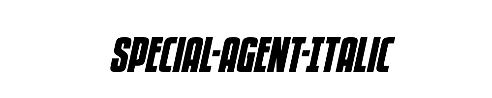 Special-Agent-Italic