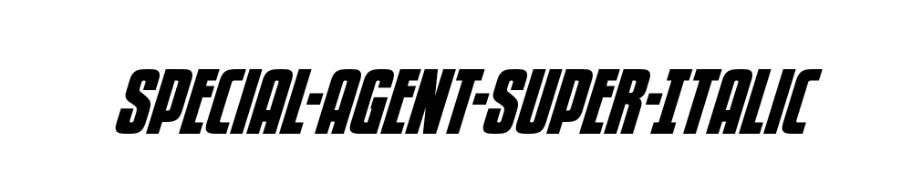 Special-Agent-Super-Italic