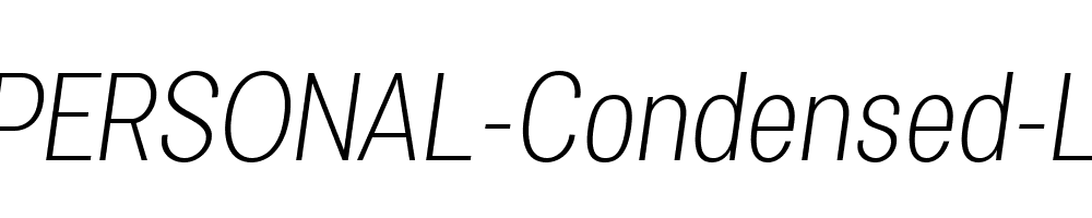 Specify-PERSONAL-Condensed-Light-Italic