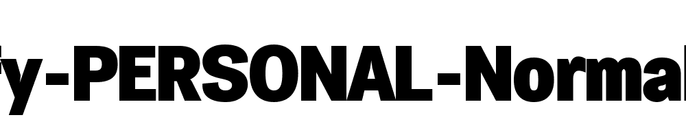 Specify-PERSONAL-Normal-Black