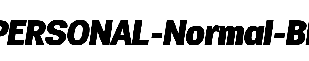 Specify-PERSONAL-Normal-Black-Italic