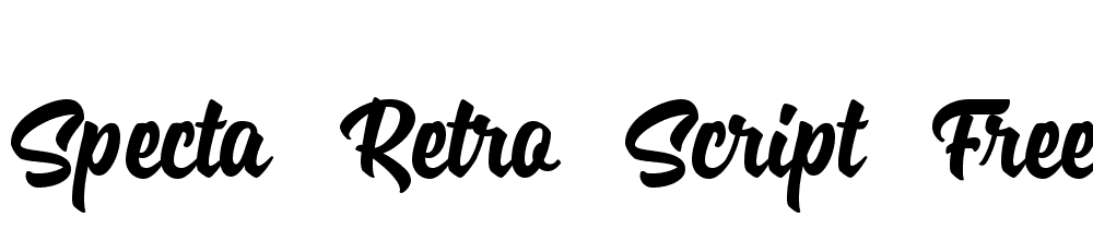 Specta Retro Script Free