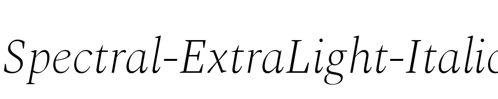 Spectral-ExtraLight-Italic