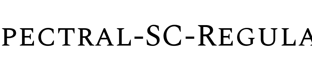 Spectral-SC-Regular