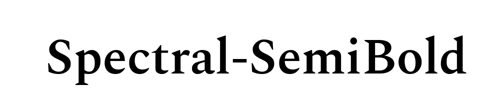 Spectral-SemiBold