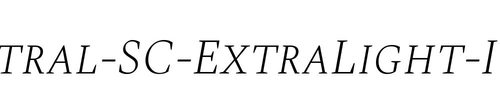 Spectral-SC-ExtraLight-Italic