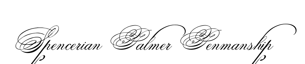 Spencerian Palmer Penmanship