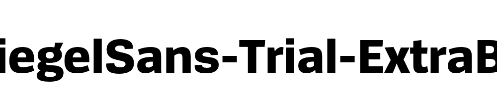 SpiegelSans-Trial-ExtraBold