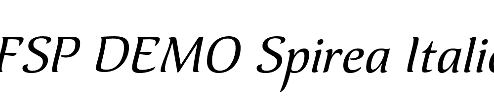 FSP DEMO Spirea Italic