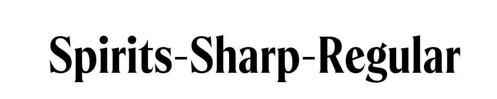Spirits-Sharp-Regular