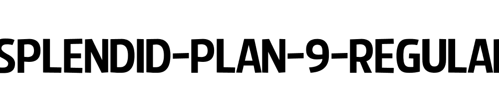 Splendid-Plan-9-Regular