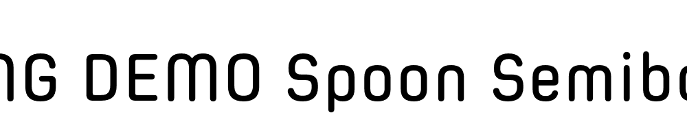  DEMO Spoon Semibold Regular