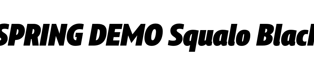  DEMO Squalo Black Italic