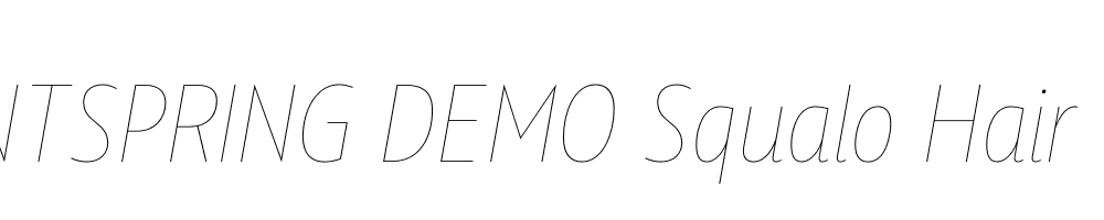  DEMO Squalo Hair Italic