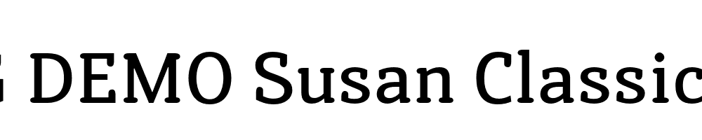  DEMO Susan Classic Book Regular