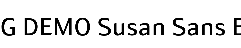  DEMO Susan Sans Book Regular