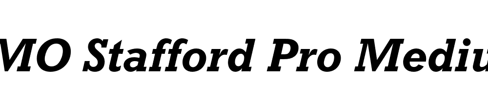 FSP DEMO Stafford Pro Medium Italic