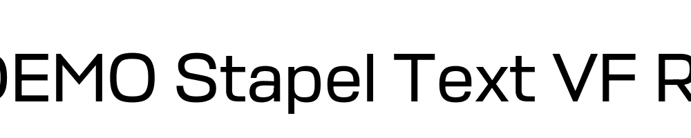 FSP DEMO Stapel Text VF Regular