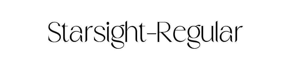 Starsight-Regular