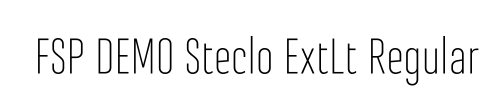 FSP DEMO Steclo ExtLt Regular