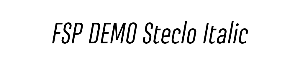 FSP DEMO Steclo Italic