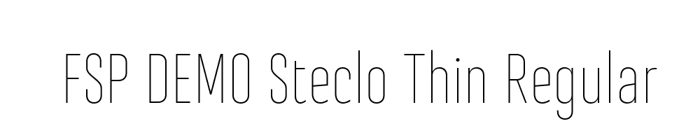 FSP DEMO Steclo Thin Regular