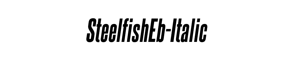 SteelfishEb-Italic