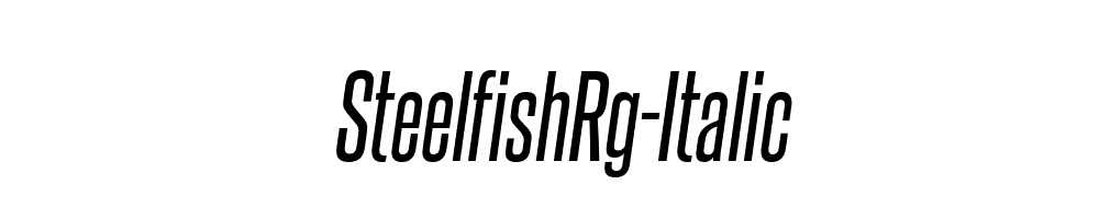 SteelfishRg-Italic