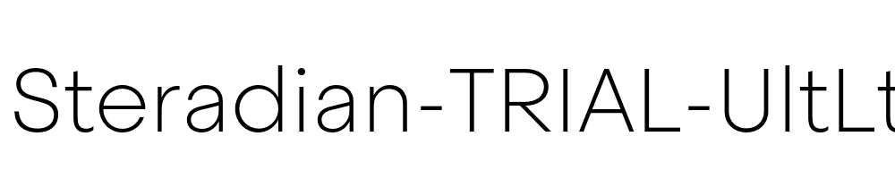 Steradian-TRIAL-UltLt