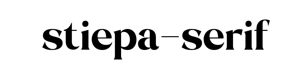 Stiepa Serif