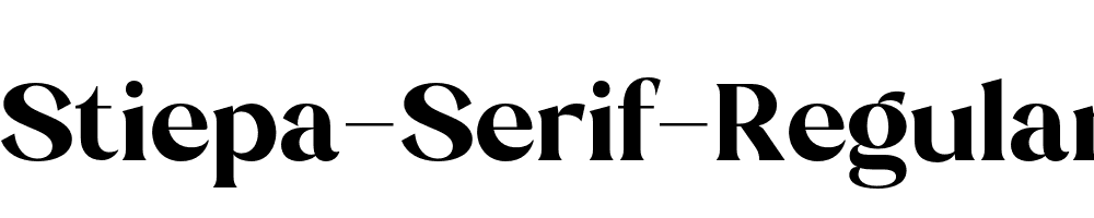 Stiepa-Serif-Regular